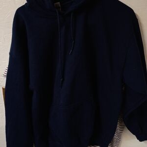 Gildan Dark Blue Pullover Hoodie